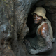 A man working in a Shinkolobwe cobalt mine in 2004. (Image: AP Photo/Schalk van Zuydam)